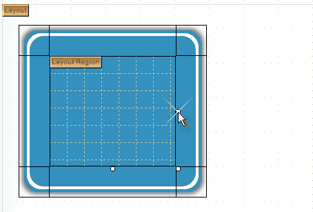 Be sure to select the layout region - not the table
