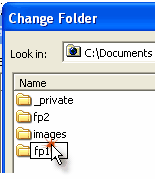 Name the new folder FP1