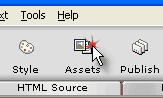 Switching to assets view