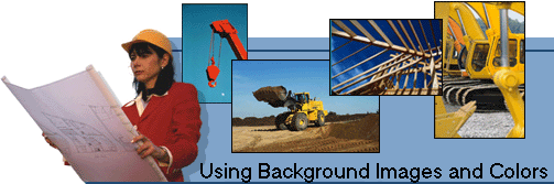 Using Background Images and Colors